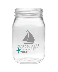 16oz Glass Mason Jar