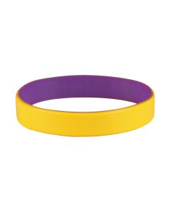 Colored Letter Silicone Bracelet