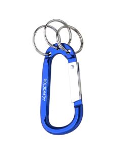 8mm Carabiner with Triple Split Ring