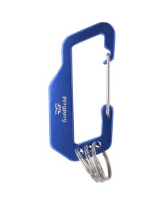 Aluminum Carabiner with Triple Split Ring