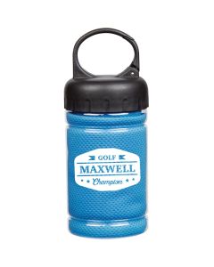 Cooling Towel in Carabiner Case