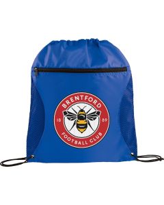 Zippered Side Mesh Drawstring Sportspack