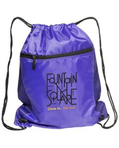 Mesh Drawstring Backpack
