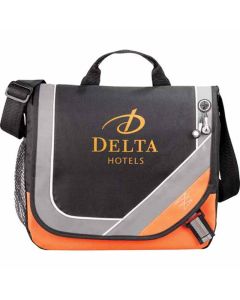 Printed Bolt Urban Messenger Bag