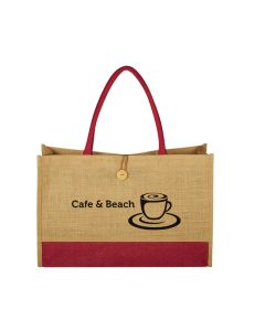 Jute Box Tote Bag
