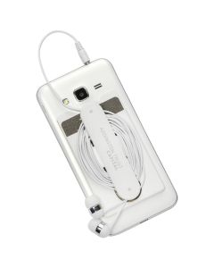 Silicone Card Wallet and Wired Earbuds