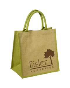 Custom Logo Junior Jute Tote