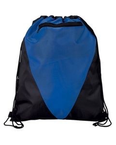 Custom Printed Zippered Drawstring Bag