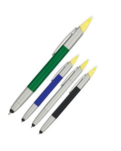 Customizable 3-In-1 Pen with Highlighter And Stylus