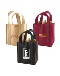 Customizable 6 Bottle Wine Totes