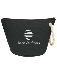 Customizable Cosmetic Bag With Rope Strap