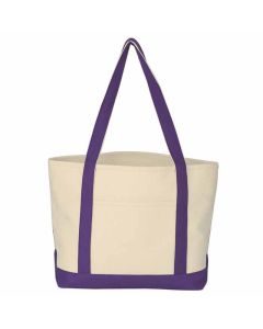 Customizable Heavy Cotton Canvas Boat Tote