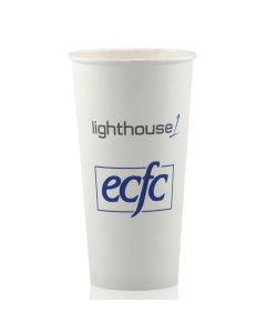 20 oz. White Paper Cups