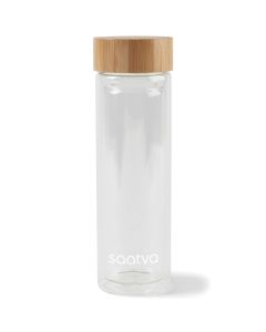 Eden Double Wall Bamboo Glass Bottle - 13.5 oz.