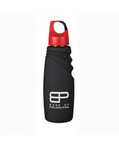 24 oz. Matte Finish Crest Carabiner Sports Bottle