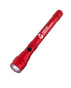Telescopic Aluminum Flashlight with Magnet