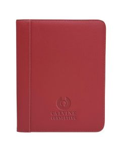 Personalized Lamis Zippered Padfolio