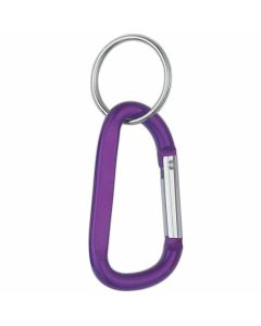 Logo 8mm Carabiner With Split Ring