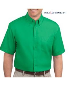 Mens Logo Short Sleeve Easy Care Shirt