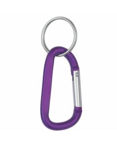 Monogrammed 6mm Carabiner With Split Ring