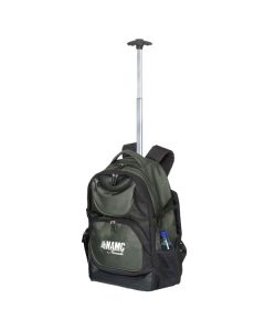 Monogrammed Rolling Computer Backpack
