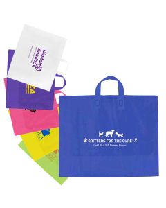 Imprintable Frosted Soft Loop Handle Bags