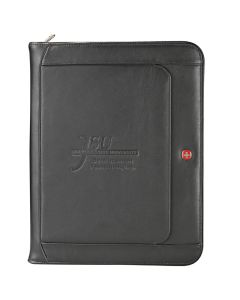Wenger Exec Leather Zippered Padfolio Bundle Set