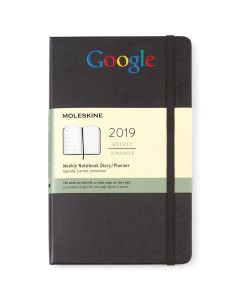 Moleskine Hardcover Large 12-Month Weekly 2019 Planner