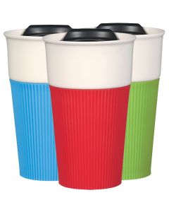 Personalized 13 Oz. Ceramic Mug with Silicone Sleeve