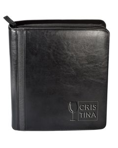 Personalized Alpha Zip-Around Portfolio with Tablet Case and Calculator
