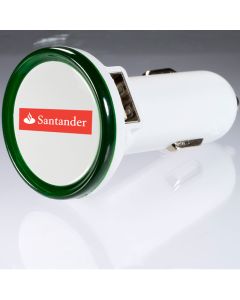 Personalized Round USB Car Charger