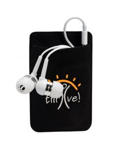 Printable Mobile Device Pocket & Earbuds Set