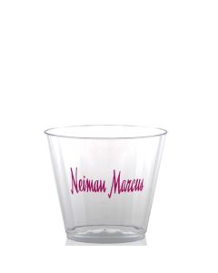 9 oz. Clear Fluted Plastic Rocks Cups