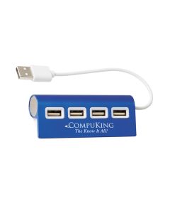 4-Port Aluminum Wave USB Hub