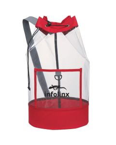 Promotional Clear Barrel Sling Bag