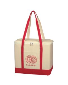 Large Cotton Canvas Kooler Bag