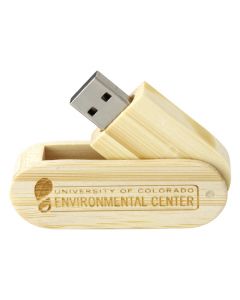 8GB Wooden Swivel Drive