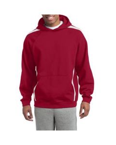 Sport-Tek-Sleeve Stripe Pullover Hooded Sweatshirt