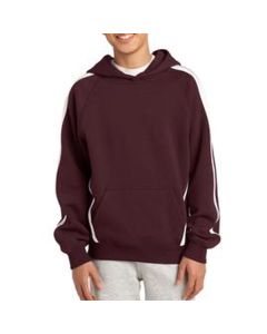 Sport-Tek Youth Sleeve Stripe Pullover Hooded Sweatshirt