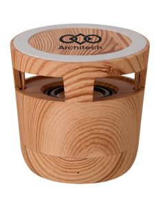 Woodgrain Wireless Charging Pad and Speaker