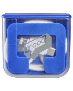 3-in-1 Charging Cable and Colorful Earb