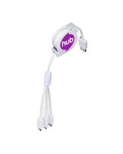 3-Way Retractable Noodle Cable